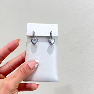 14KW Mother of Pearl & Diamond Earrings